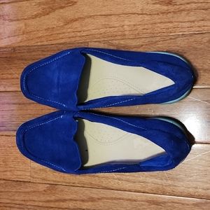 Blue suede shoes size 11